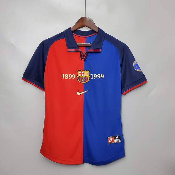 AAA Quality Barcelona 99/00 Home Soccer Jersey
